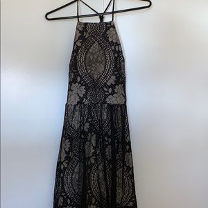 A Black and Tan dress